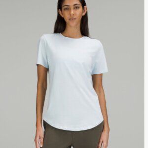 Lululemon Love Curved-Hem Crewneck in Powder Blue
